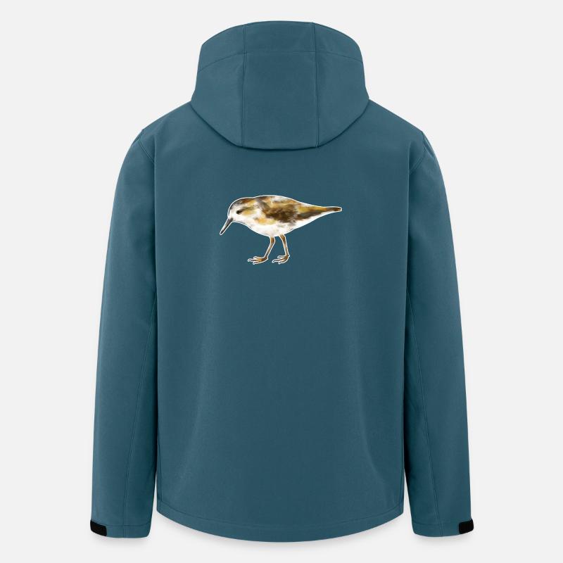 Zwergstrandläufer.1 - Recycelte Männer Softshell-Jacke von Stanley/Stella - Dunkles Petrol