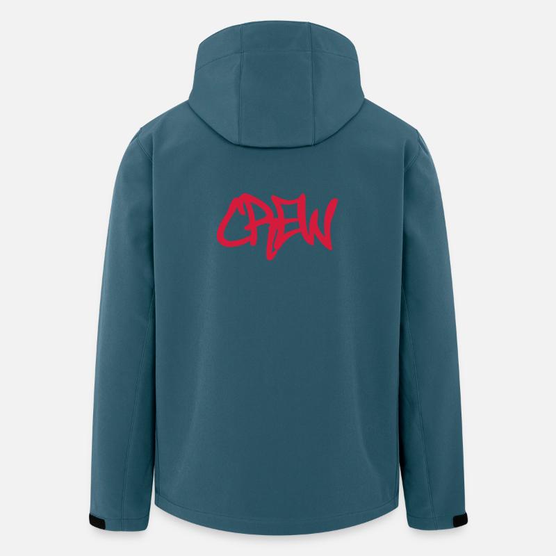 CREW - Recycelte Männer Softshell-Jacke von Stanley/Stella - Dunkles Petrol