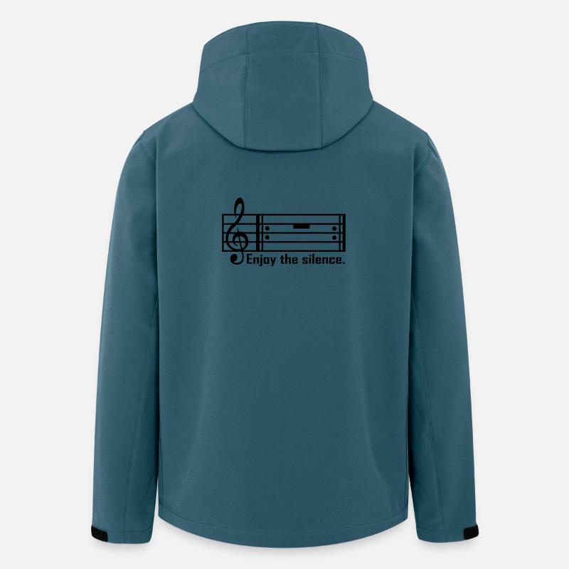 Enjoy the silence - Recycelte Männer Softshell-Jacke von Stanley/Stella - Dunkles Petrol