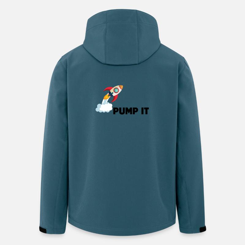Pumpen Sie es - Recycelte Männer Softshell-Jacke von Stanley/Stella - Dunkles Petrol