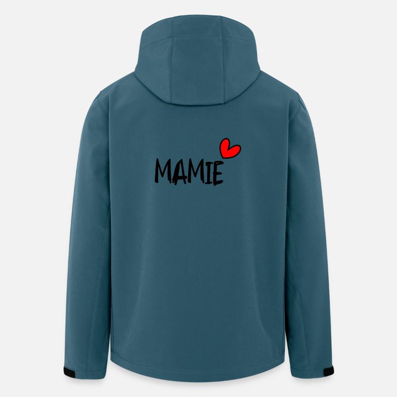 OMA. OMA - Recycelte Männer Softshell-Jacke von Stanley/Stella - Dunkles Petrol