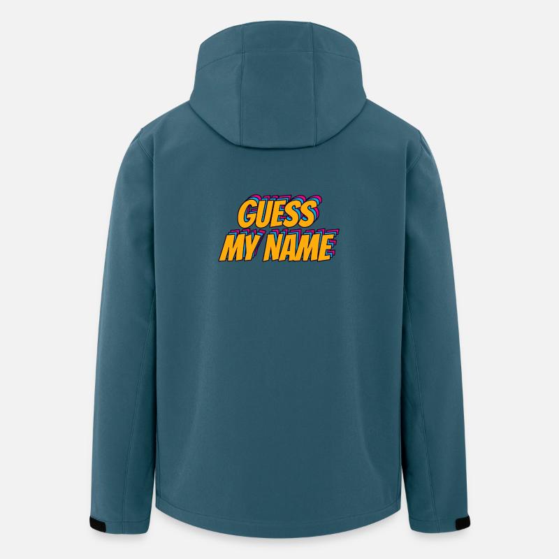 Guess mi Name - Recycelte Männer Softshell-Jacke von Stanley/Stella - Dunkles Petrol