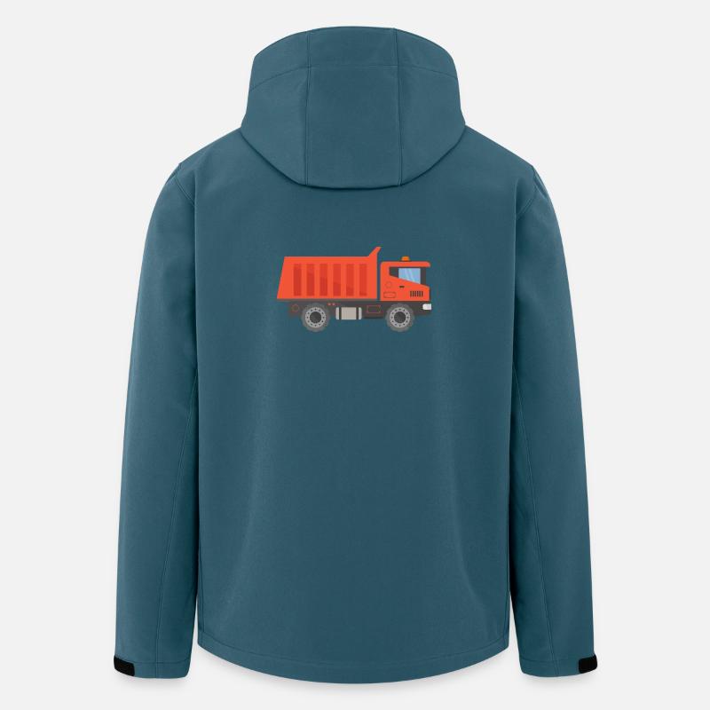 Lkw - Recycelte Männer Softshell-Jacke von Stanley/Stella - Dunkles Petrol