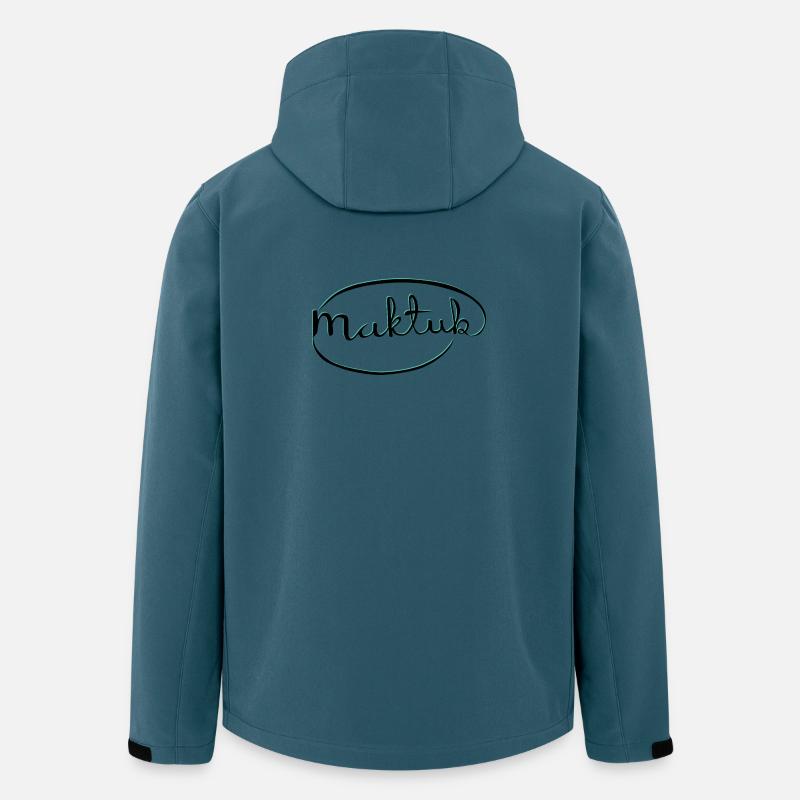 MakeKita Mint-Schrift - Recycelte Männer Softshell-Jacke von Stanley/Stella - Dunkles Petrol