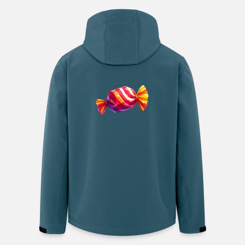Bonbon - Recycelte Männer Softshell-Jacke von Stanley/Stella - Dunkles Petrol