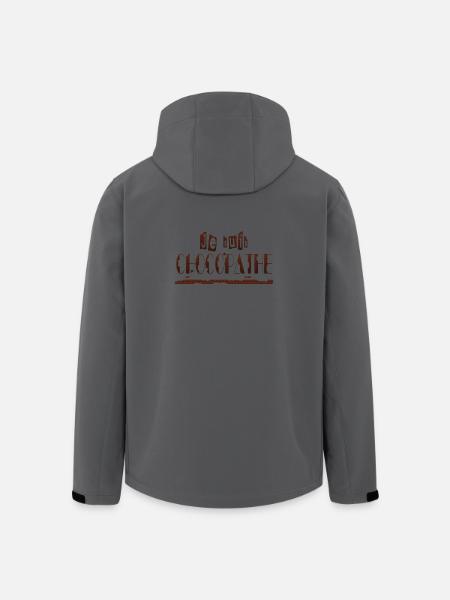 Je suis chocopathe - Veste softshell homme en polyester recyclé Stanley/Stella - bleu pétrole foncé