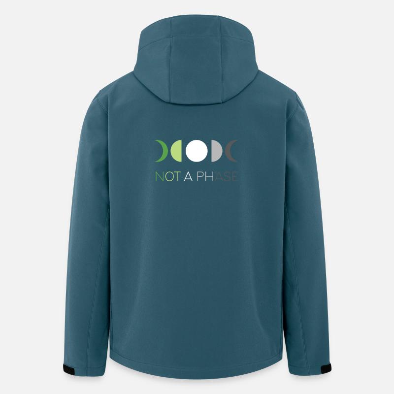 LGBTQ Pride Month - Keine Phase - Aromantic - Recycelte Männer Softshell-Jacke von Stanley/Stella - Dunkles Petrol