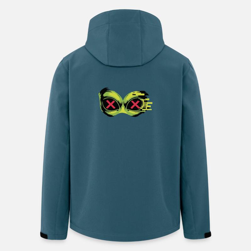 Neon X Schwimmbrille - Recycelte Männer Softshell-Jacke von Stanley/Stella - Dunkles Petrol