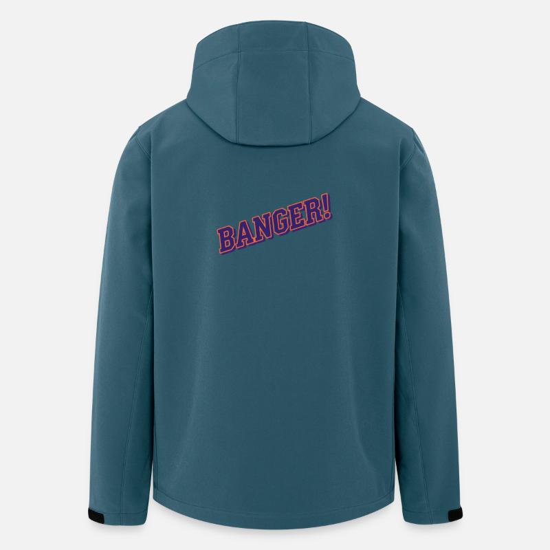 Banger! - Viraler Internetkultur-Humor - Recycelte Männer Softshell-Jacke von Stanley/Stella - Dunkles Petrol