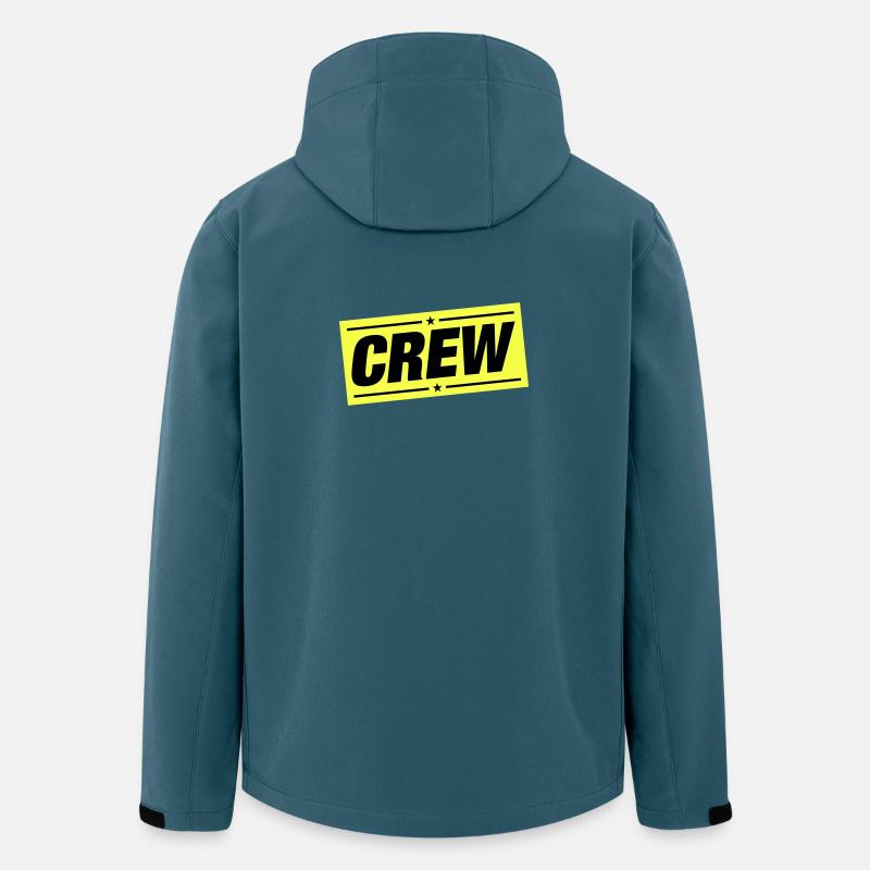 Crew - Recycelte Männer Softshell-Jacke von Stanley/Stella - Dunkles Petrol