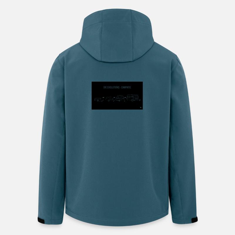 die evolutions campatie V - Recycelte Männer Softshell-Jacke von Stanley/Stella - Dunkles Petrol