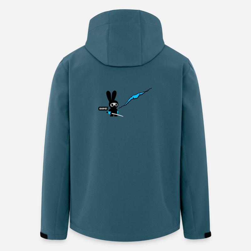 ninja bunny - Recycelte Männer Softshell-Jacke von Stanley/Stella - Dunkles Petrol