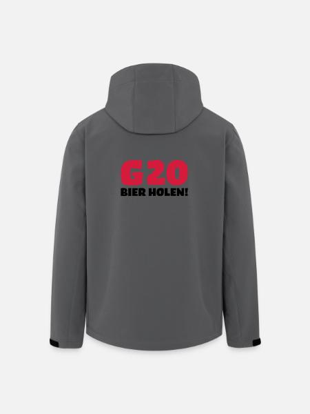 Bier holen Humor - Recycelte Männer Softshell-Jacke von Stanley/Stella - Dunkles Petrol
