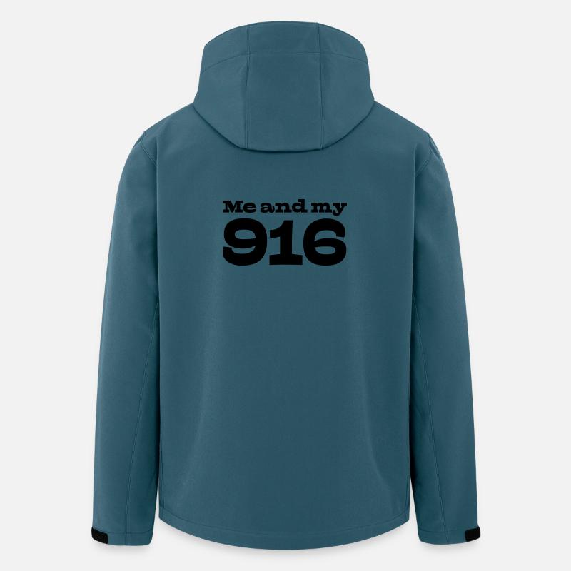 28 Moi et mon 916 - Veste softshell homme en polyester recyclé Stanley/Stella - bleu pétrole foncé