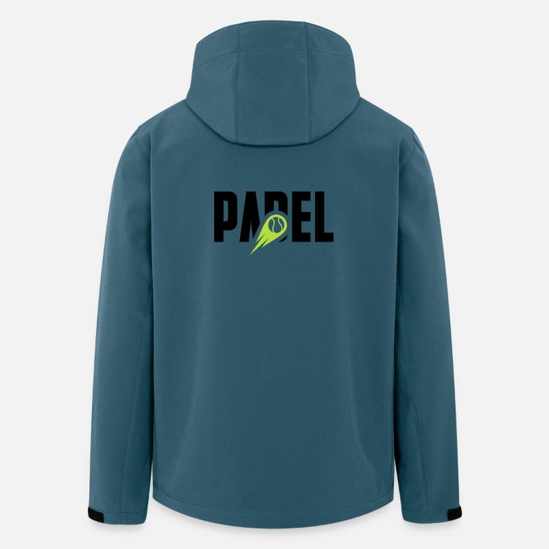 Padel - Recycelte Männer Softshell-Jacke von Stanley/Stella - Dunkles Petrol