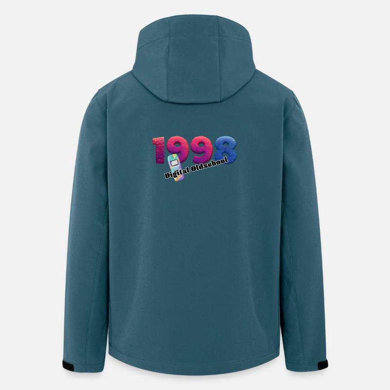 1998 – Style de transition numérique - Veste softshell homme en polyester recyclé Stanley/Stella - bleu pétrole foncé