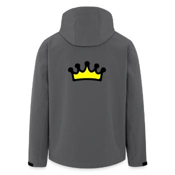 Crown Symbol - Men’s Recycled Softshell Jacket by Stanley/Stella - stargazer - Back - AI Model Male 185 light (185cm)