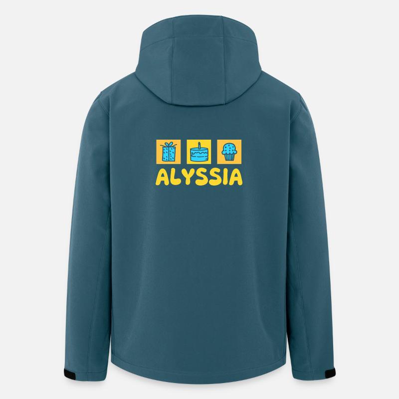 Alyssia - Recycelte Männer Softshell-Jacke von Stanley/Stella - Dunkles Petrol
