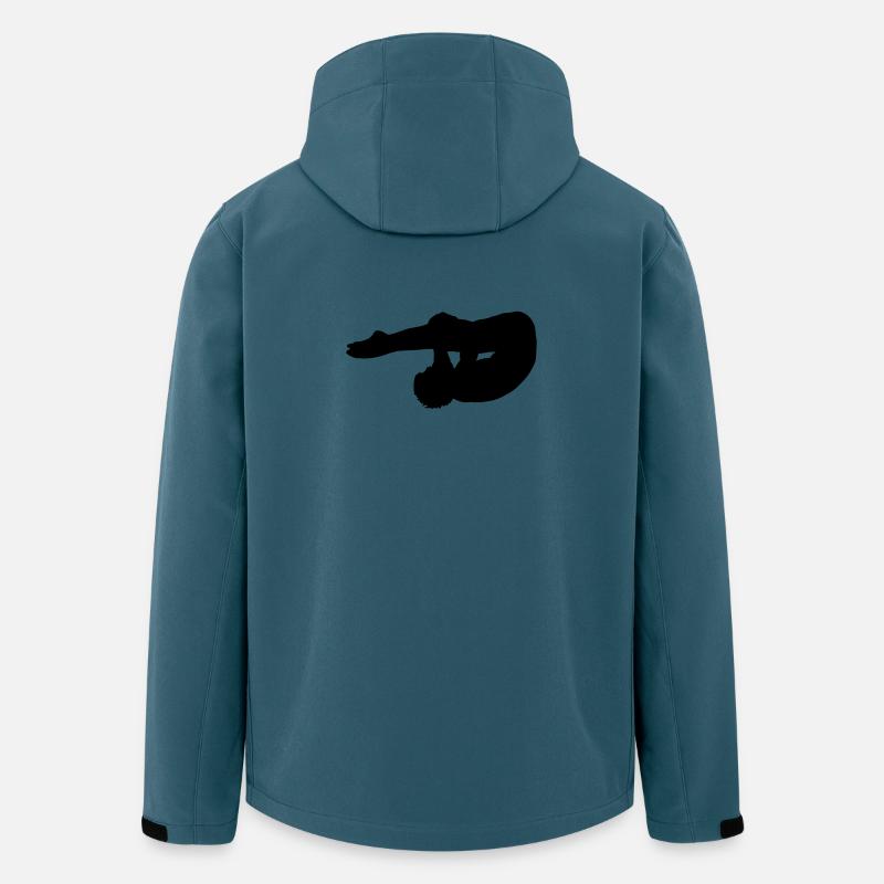 Turmsprung - Recycelte Männer Softshell-Jacke von Stanley/Stella - Dunkles Petrol