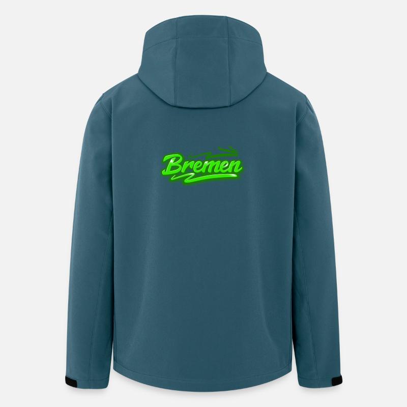 Bremen - Recycelte Männer Softshell-Jacke von Stanley/Stella - Dunkles Petrol