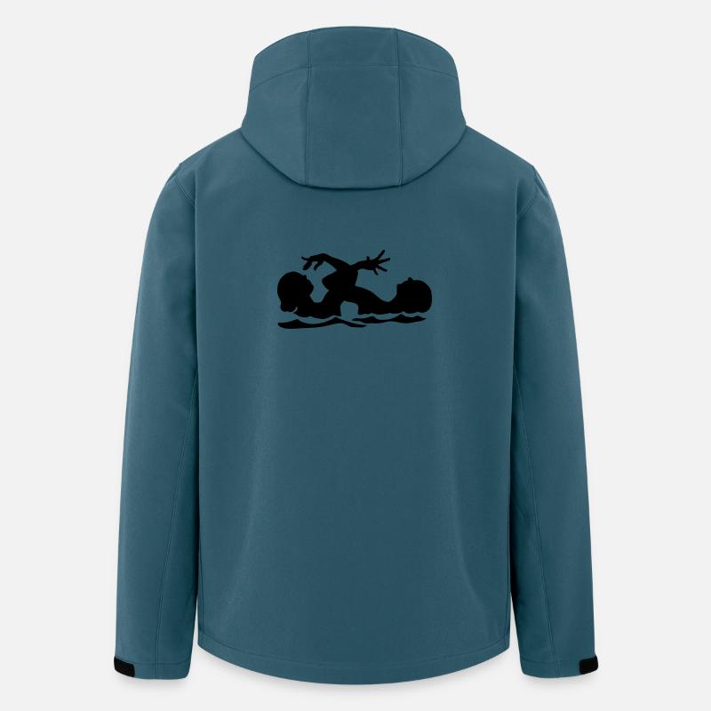 synchronized swimming - Men’s Recycled Softshell Jacket by Stanley/Stella - stargazer