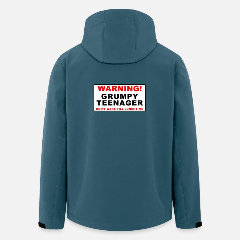 Grumpy Teenager - Don't Wake Till Lunchtime - Men’s Recycled Softshell Jacket by Stanley/Stella - stargazer