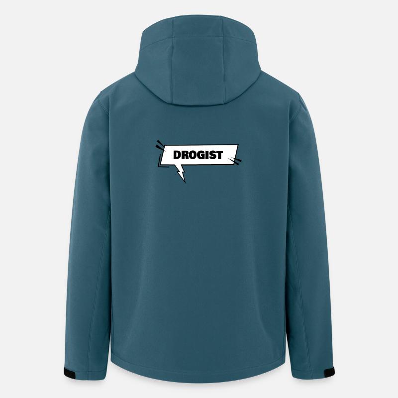 Drogist - Recycelte Männer Softshell-Jacke von Stanley/Stella - Dunkles Petrol