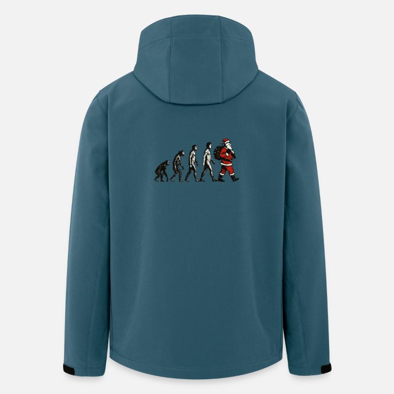 witziges Weihnachtsmann T-Shirt Weihnachtsgeschenk - Recycelte Männer Softshell-Jacke von Stanley/Stella - Dunkles Petrol