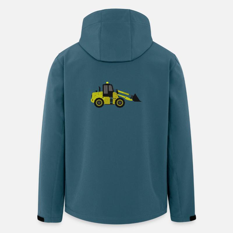 Bagger - Recycelte Männer Softshell-Jacke von Stanley/Stella - Dunkles Petrol