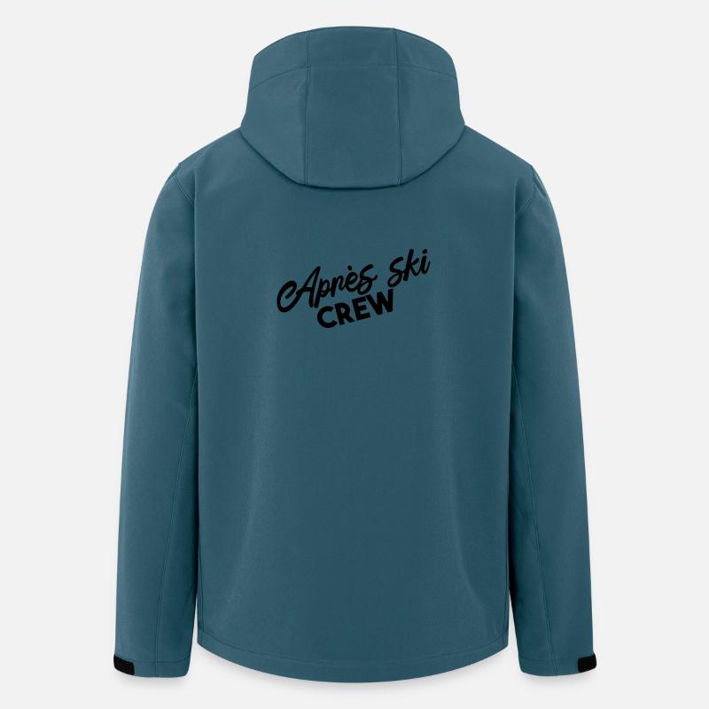 Apres Ski Crew - Recycelte Männer Softshell-Jacke von Stanley/Stella - Dunkles Petrol