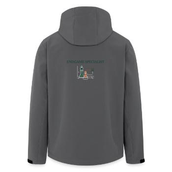 Schach-Endspielanalyse und fortgeschrittene Strategie - Recycelte Männer Softshell-Jacke von Stanley/Stella - Dunkles Petrol - Hinten - AI Model Male 185 light (185cm)
