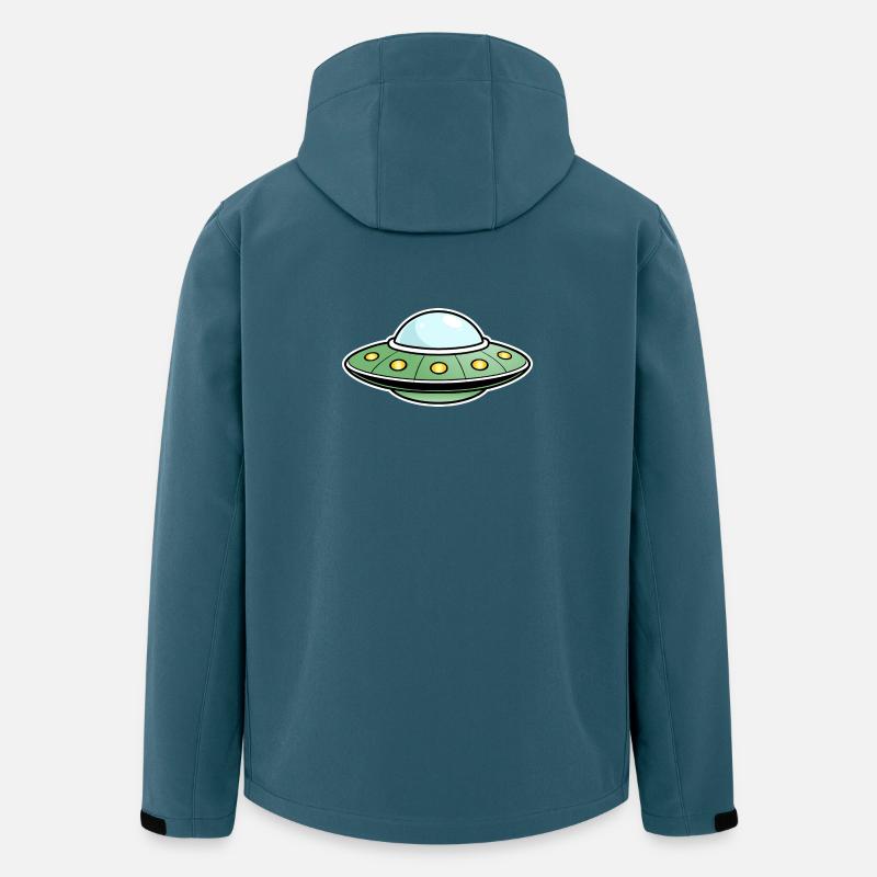 Vert OVNI - Veste softshell homme en polyester recyclé Stanley/Stella - bleu pétrole foncé