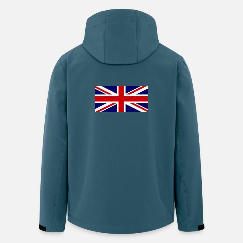 Union Jack Flag – Pop Art Style - Men’s Recycled Softshell Jacket by Stanley/Stella - stargazer