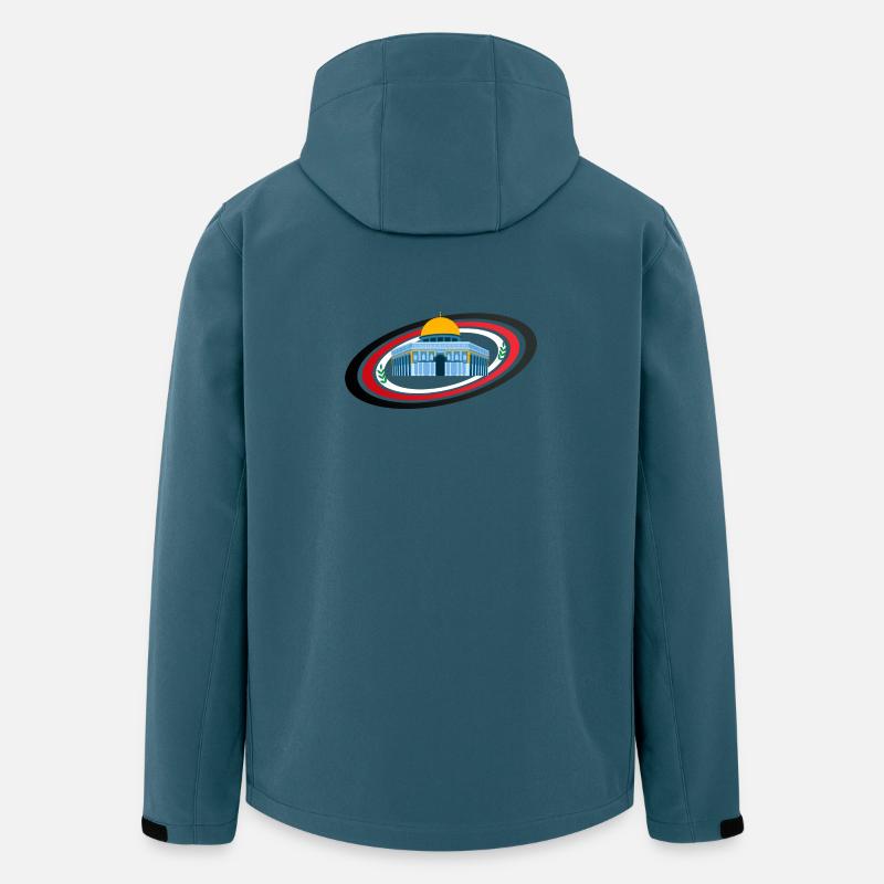 Jerusalem Moschee Quds Sakhra - Recycelte Männer Softshell-Jacke von Stanley/Stella - Dunkles Petrol