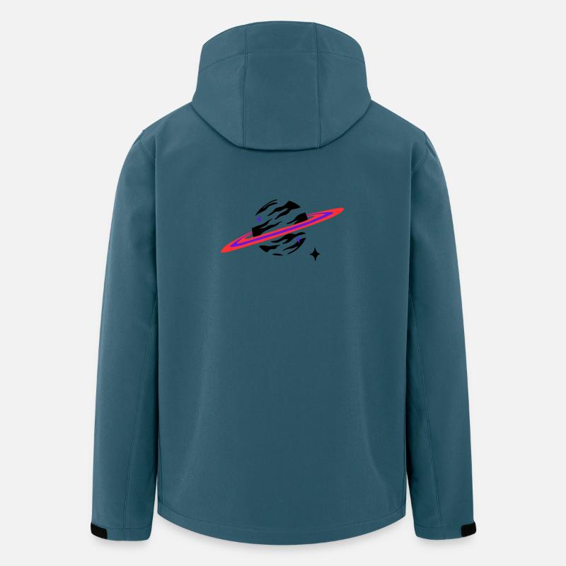 Mitternachtsumlaufbahn - Recycelte Männer Softshell-Jacke von Stanley/Stella - Dunkles Petrol