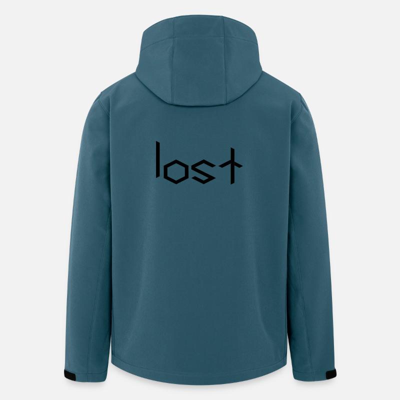 lost - Recycelte Männer Softshell-Jacke von Stanley/Stella - Dunkles Petrol