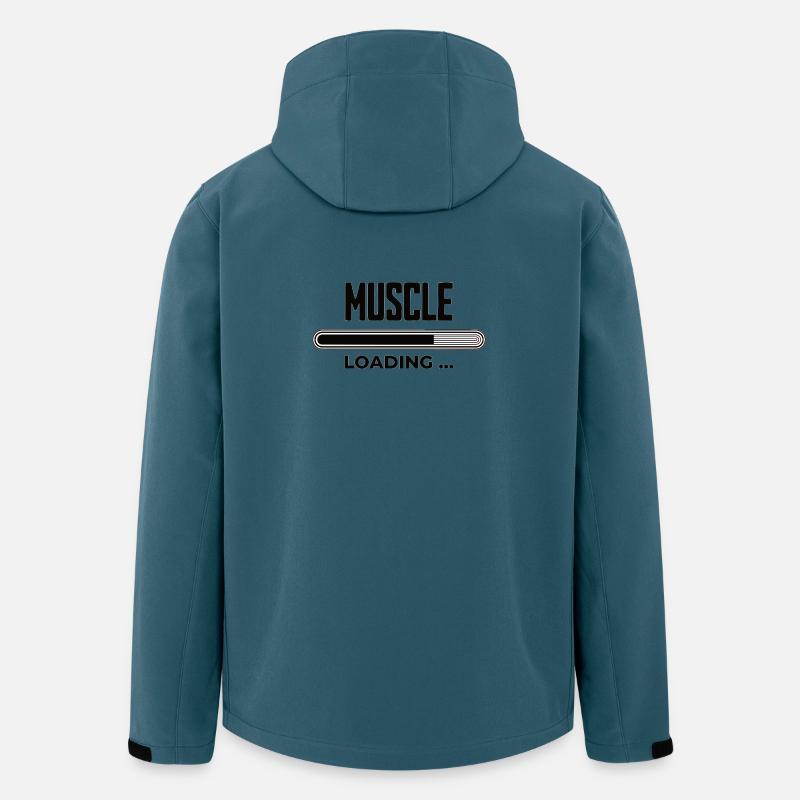 Muscle Loading Progress - Men’s Recycled Softshell Jacket by Stanley/Stella - stargazer