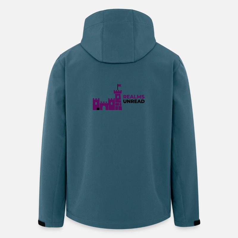 Burg Schloss Realms Unread - Recycelte Männer Softshell-Jacke von Stanley/Stella - Dunkles Petrol