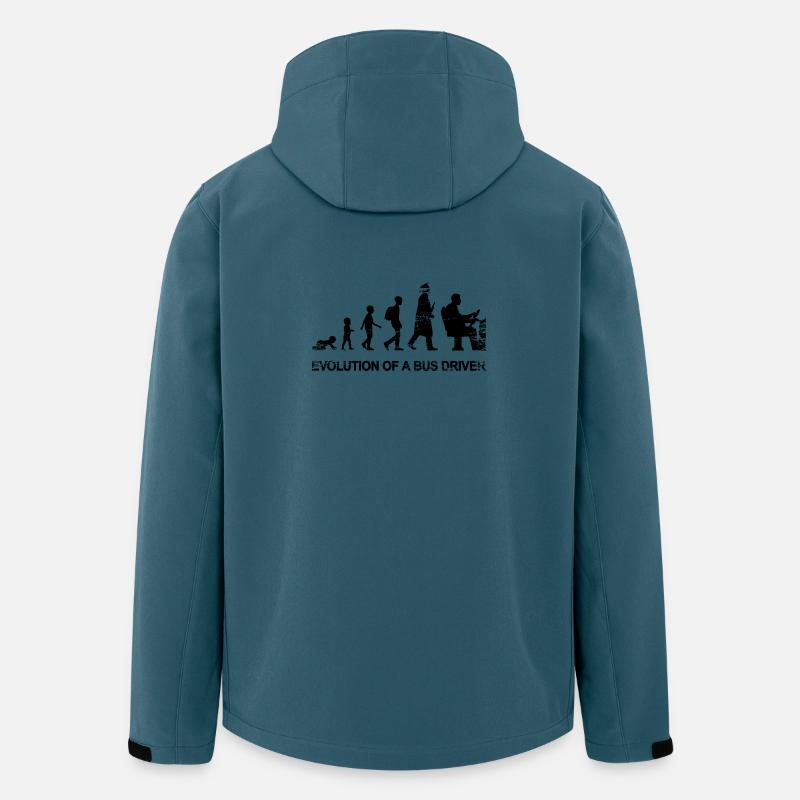 Entwicklung eines Busfahrers - Recycelte Männer Softshell-Jacke von Stanley/Stella - Dunkles Petrol