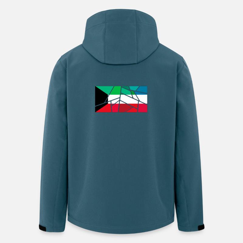 Flag Kuwait - Men’s Recycled Softshell Jacket by Stanley/Stella - stargazer