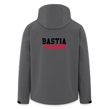 Represents Bastia - Men’s Recycled Softshell Jacket by Stanley/Stella - stargazer - Back - AI Model Male 185 light (185cm)