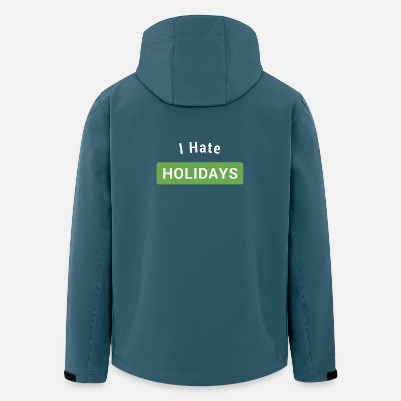 I hate holidays - Men’s Recycled Softshell Jacket by Stanley/Stella - stargazer