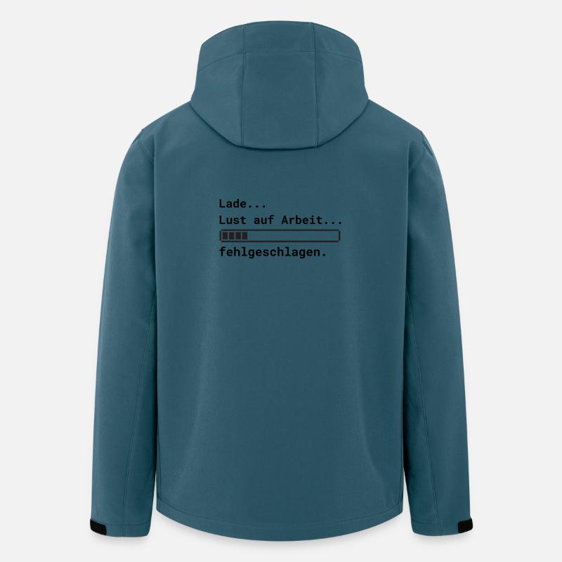 Lade Arbeit - Recycelte Männer Softshell-Jacke von Stanley/Stella - Dunkles Petrol