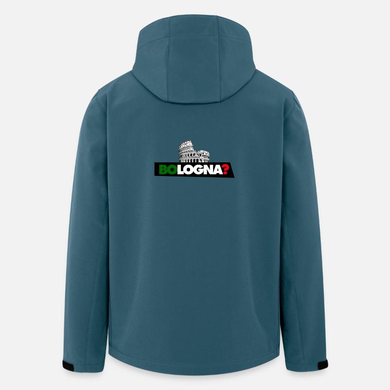 Bologna? - Recycelte Männer Softshell-Jacke von Stanley/Stella - Dunkles Petrol