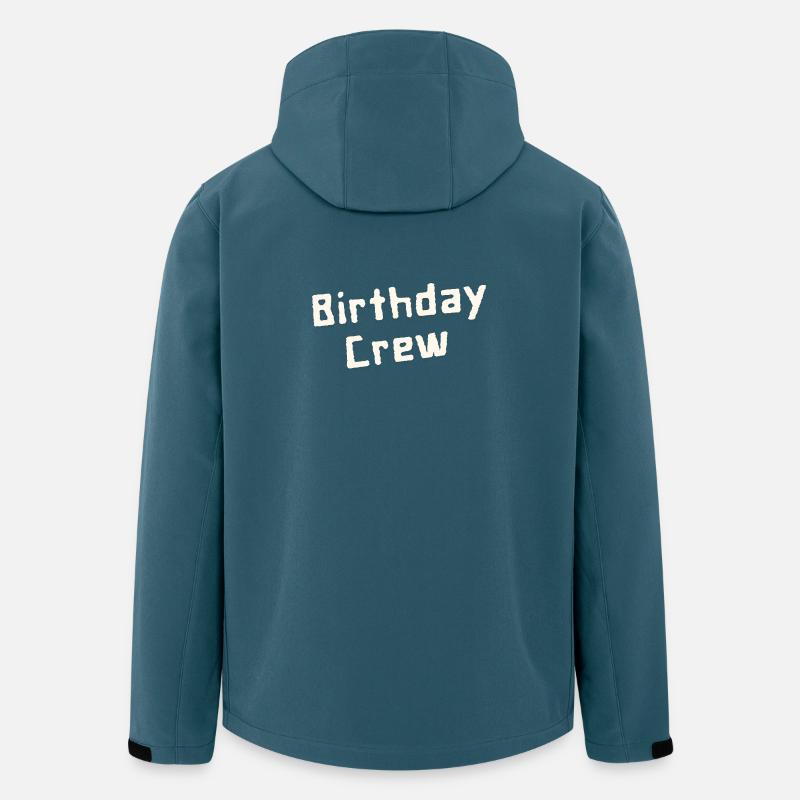 Équipe d’anniversaire - Veste softshell homme en polyester recyclé Stanley/Stella - bleu pétrole foncé