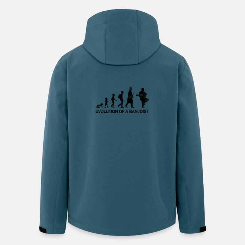 Development Banjoist - Men’s Recycled Softshell Jacket by Stanley/Stella - stargazer