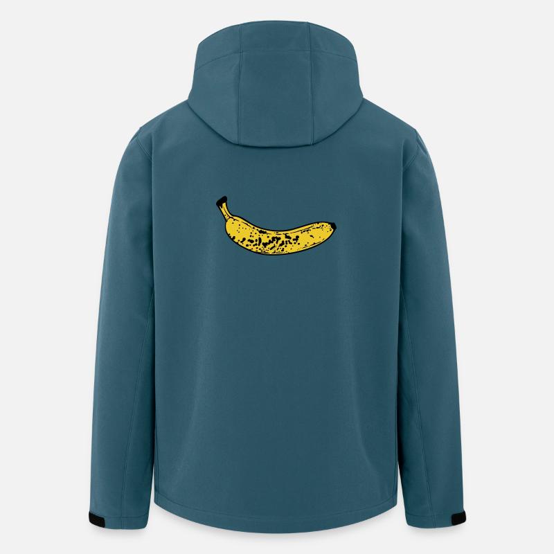Banane - Recycelte Männer Softshell-Jacke von Stanley/Stella - Dunkles Petrol