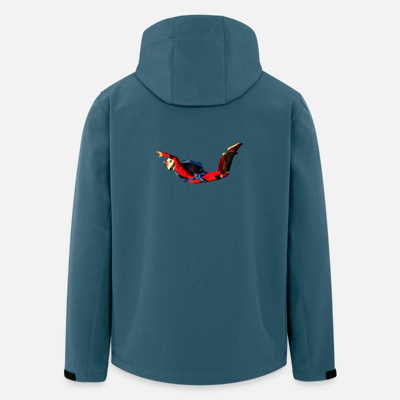 Skydiver - Recycelte Männer Softshell-Jacke von Stanley/Stella - Dunkles Petrol