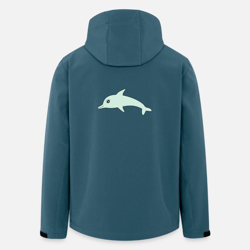 Dolphin Dolphins - Men’s Recycled Softshell Jacket by Stanley/Stella - stargazer