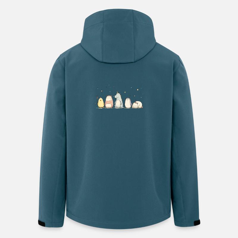 Armée mignonne - Veste softshell homme en polyester recyclé Discoverer Stanley/Stella - bleu pétrole foncé